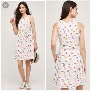 Anthropologie Sunday in Brooklyn toucan Dress